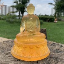 Tượng Phật A Di Đà để ô tô màu vàng