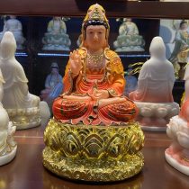 Tượng Phật Bà Quan Âm cao 30 cm phù hợp thờ Phật tại nhà hoặc chung cư
