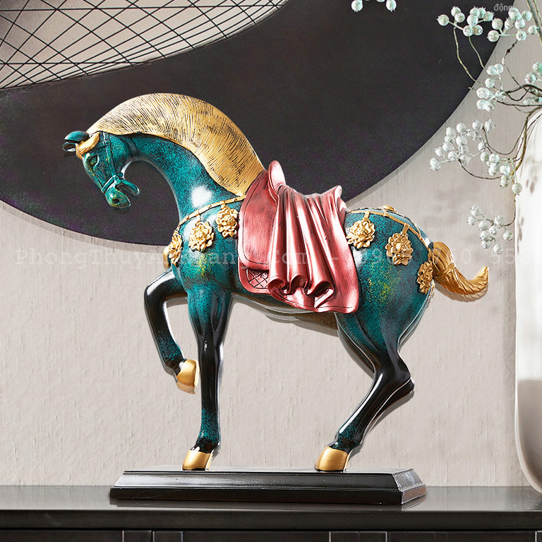 Tượng ngựa chiế La Mã deco, trang trí