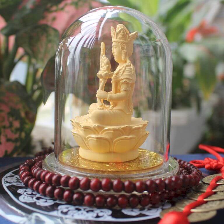 Tượng Phật Hư Không Tạng Bồ Tát  kim sa dát vàng