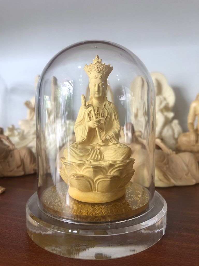Đại Thế Chí Bồ Tát – Phật bản mệnh tuổi Ngọ chất liệu kim sa dát vàng